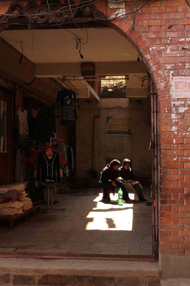 Residents of Bhaktapur, Nepal